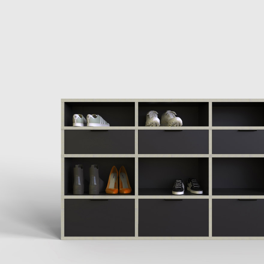 オーダーメイドで作る家具ituki シューズラック