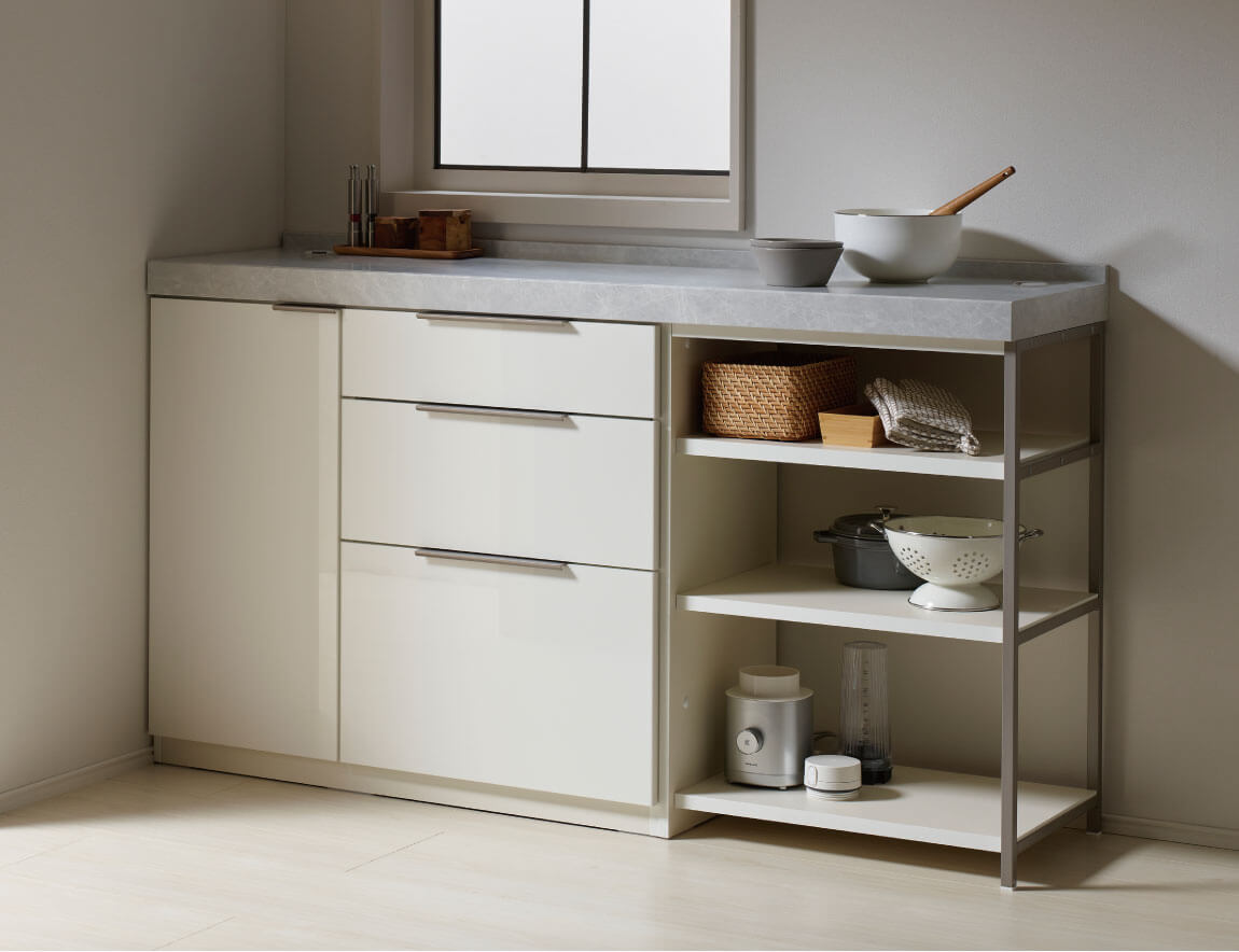 LC キッチンカウンター Case-15（幅160cm）
