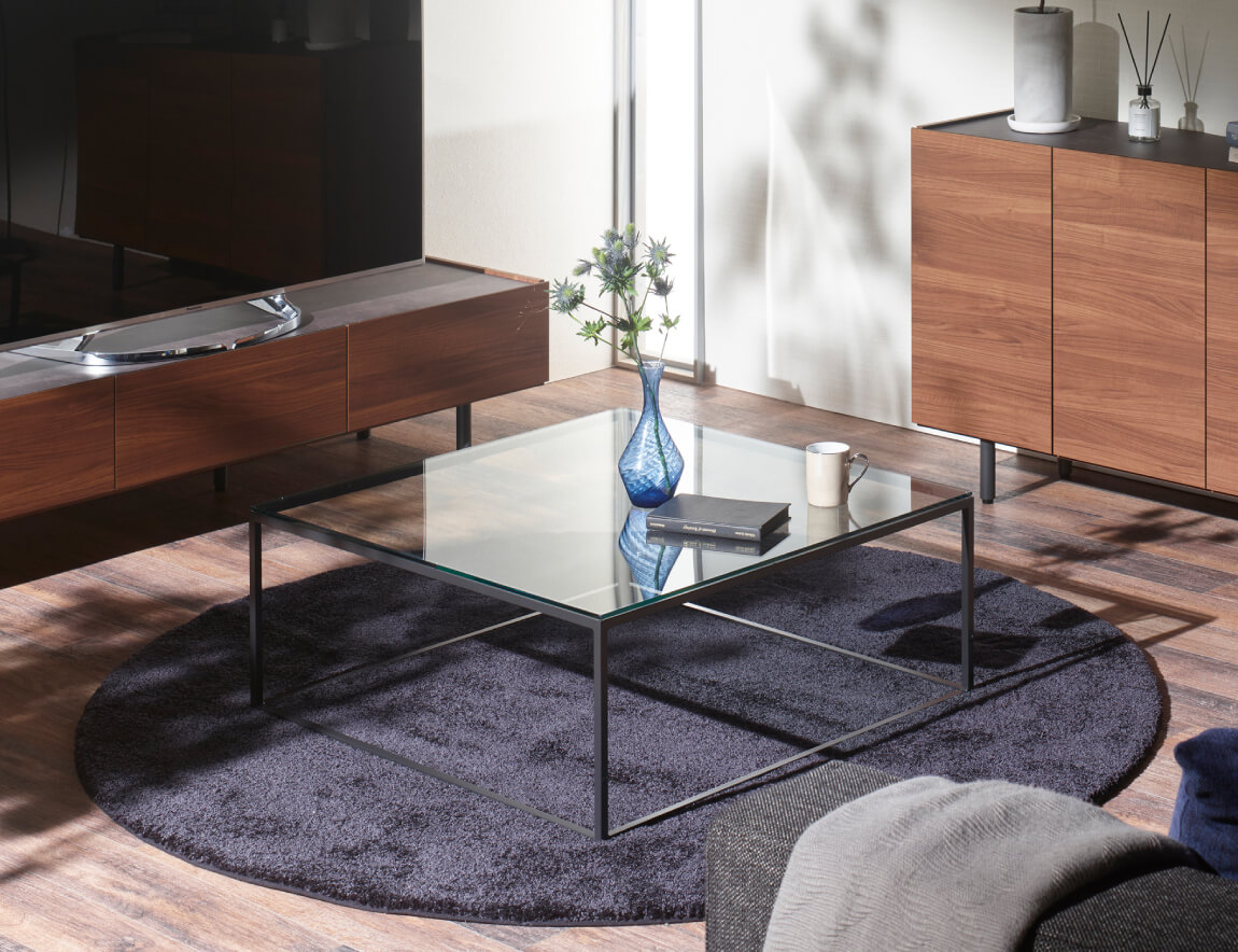 IR リビングテーブル（ガラス天板）