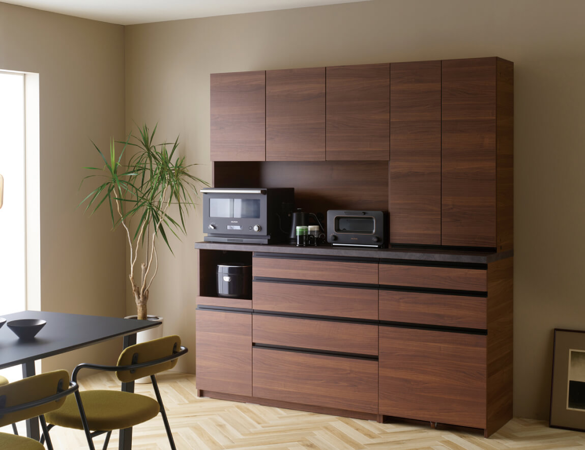 EC キッチンキャビネット幅60cm 板扉タイプ