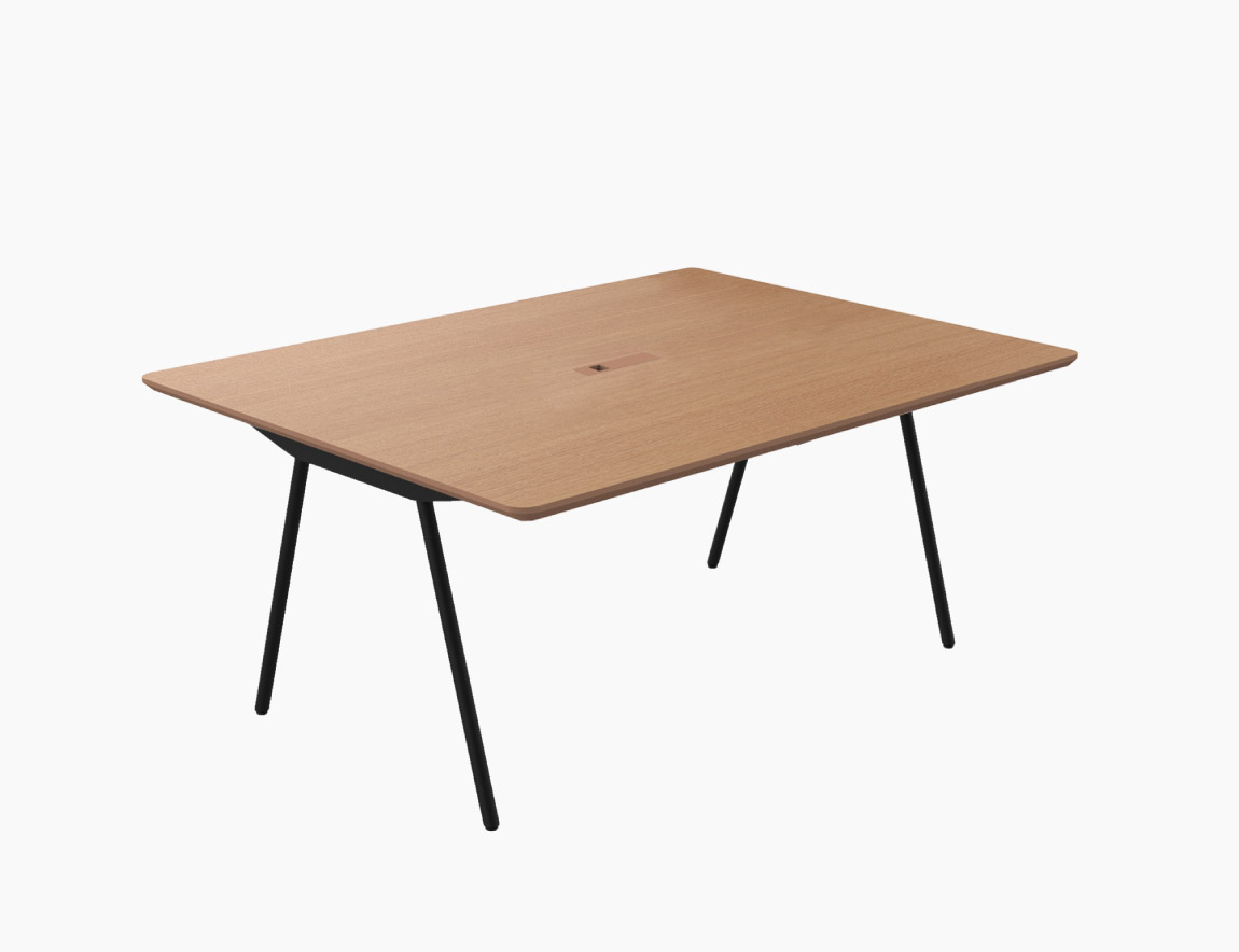 SPINE MEETING TABLE CUSTOM MADE 天板:樹脂化粧シート（奥行90.1～120cmタイプ）