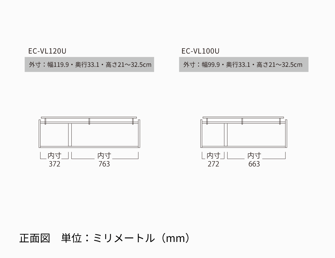 EC/EM 専用 上置 ロータイプ