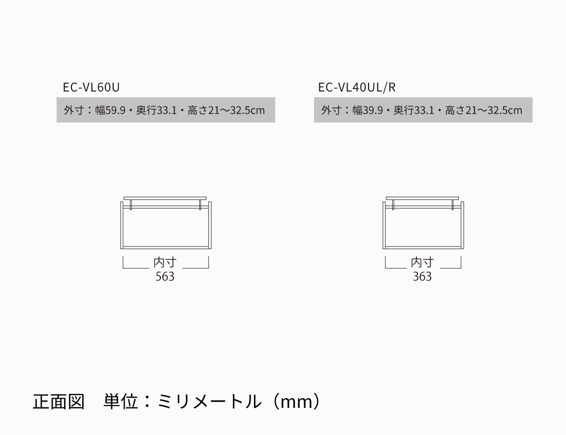 EC/EM 専用 上置 ロータイプ
