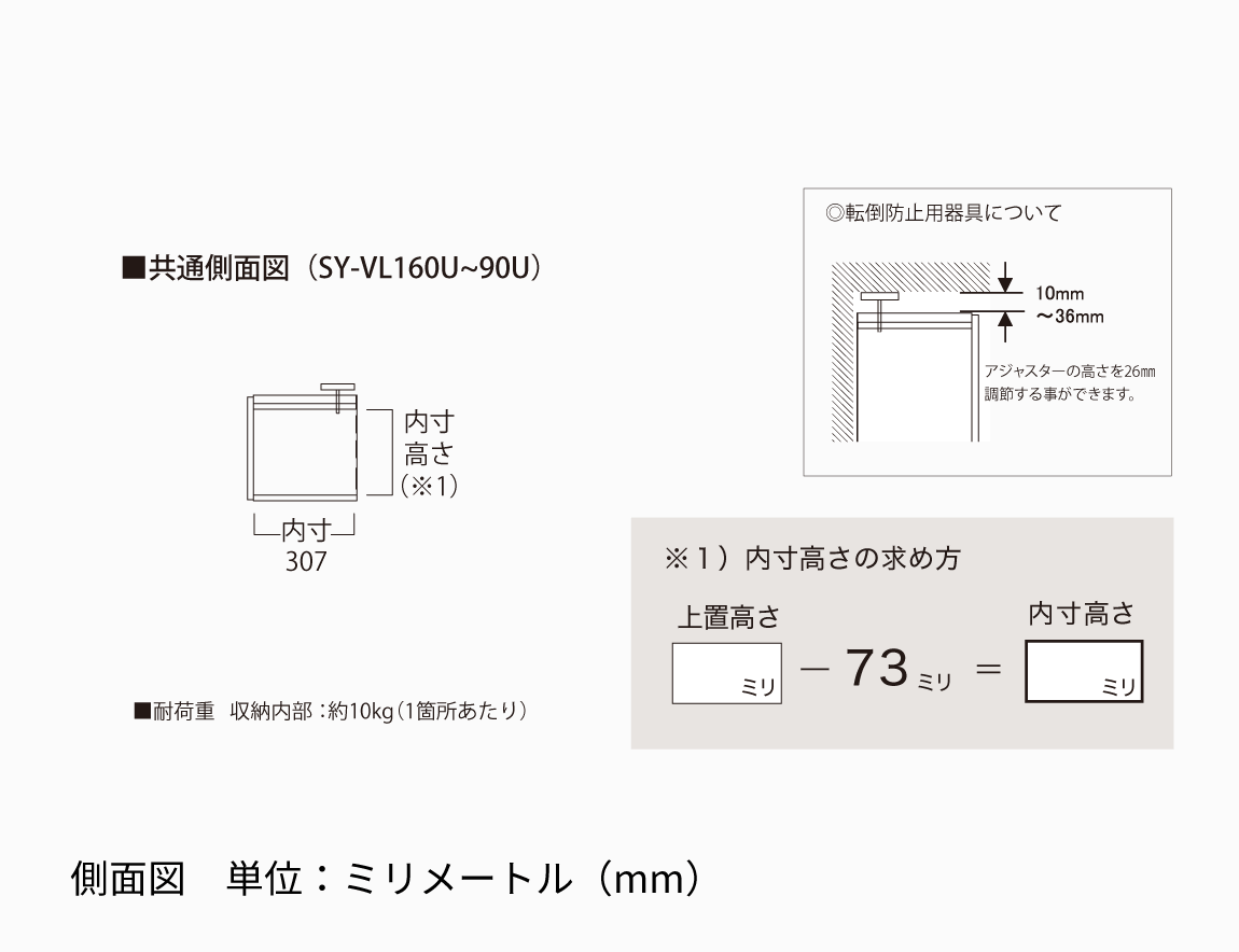 SY 専用 上置  ロータイプ