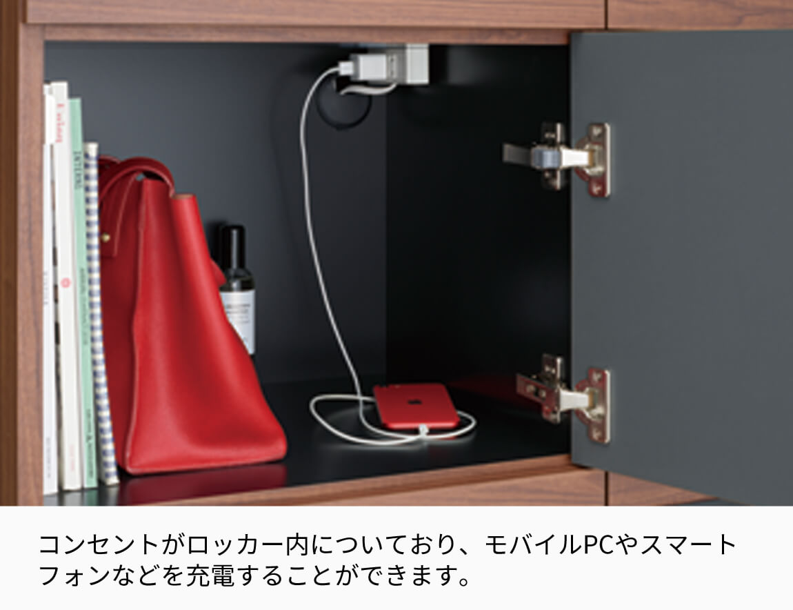 FLEX PRIVATE LOCKER ポスト口 コンセント有り