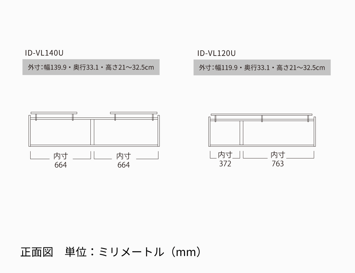 ID専用 上置  ロータイプ
