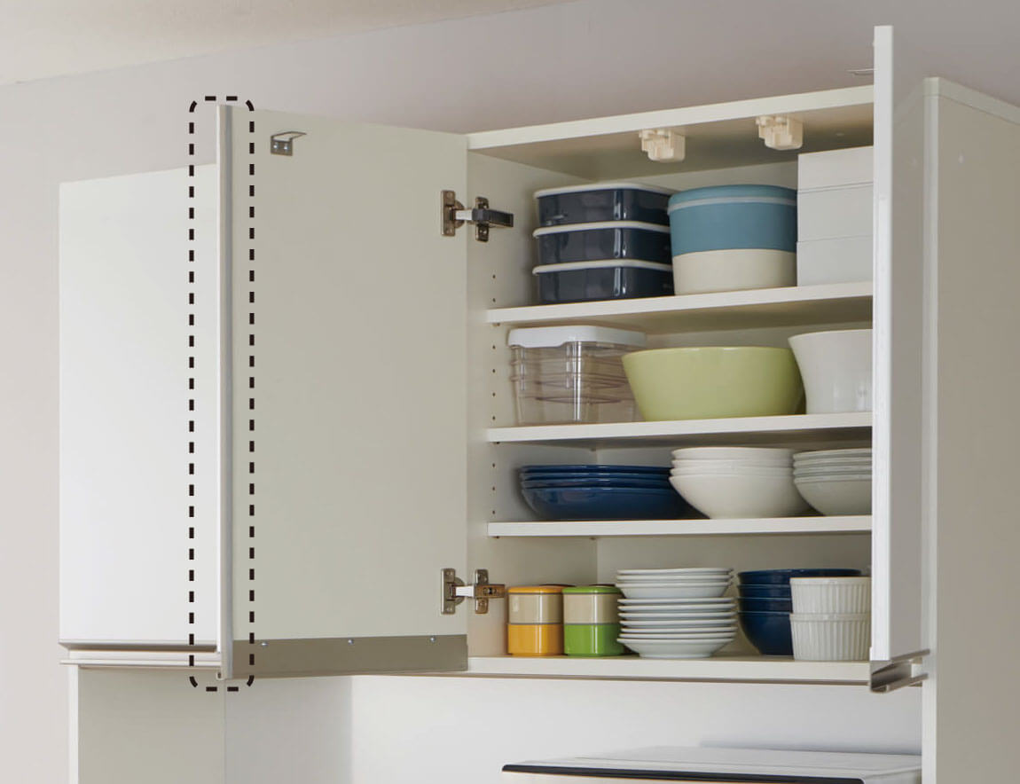 ホコリよけパッキン（食器棚開き扉用）