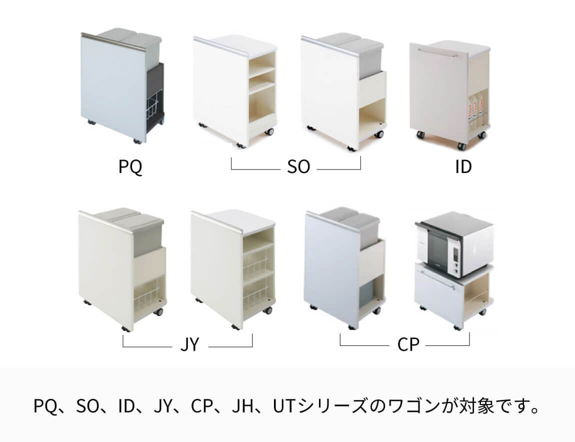 ワゴン用キャスター