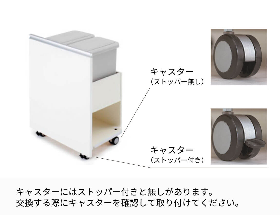 ワゴン用キャスター